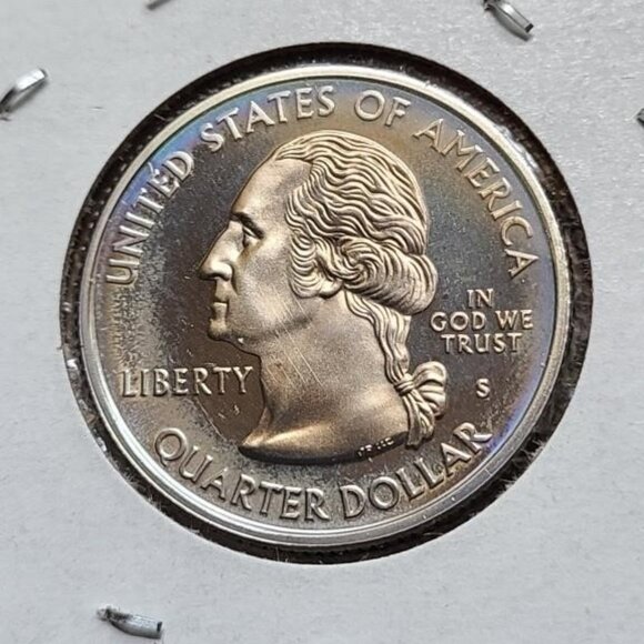 Lot of 5 S Mint Proof State Quarters... 1999-2000... MS... In Protective Holders - Picture 10 of 10